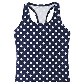 Girls 8-16 Lands' End Tankini Swimsuit Top in Regular & Plus