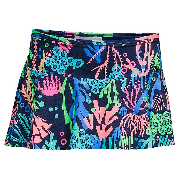 Lands End Girls Swim Mini Skirt in Regular Plus Slim
