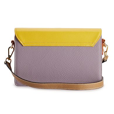 AmeriLeather Wilma Leather Crossbody Bag