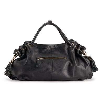 AmeriLeather Musette Leather Handbag