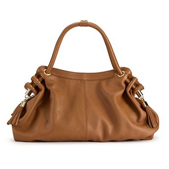 AmeriLeather Musette Leather Handbag