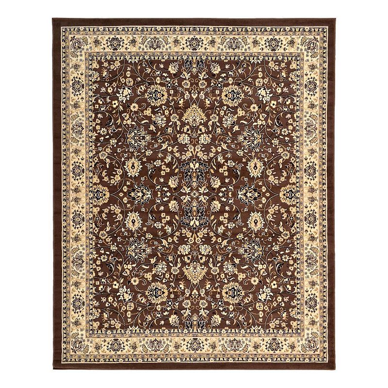 Unique Loom Washington Sialk Hill Rug, Brown, 8Ft Sq