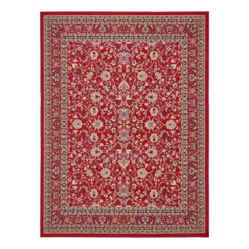 Unique Loom Washington Sialk Hill Rug, Red, 3X16.5Ft