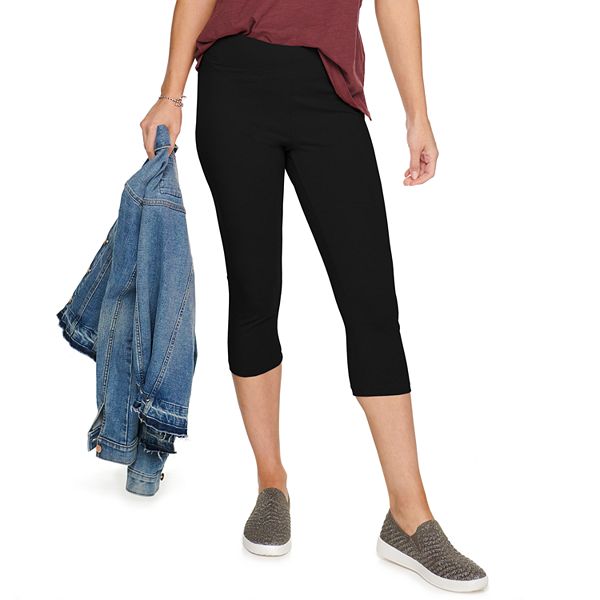 Women's Sonoma Goods For Life® WideWaist Midrise Capri Leggings
