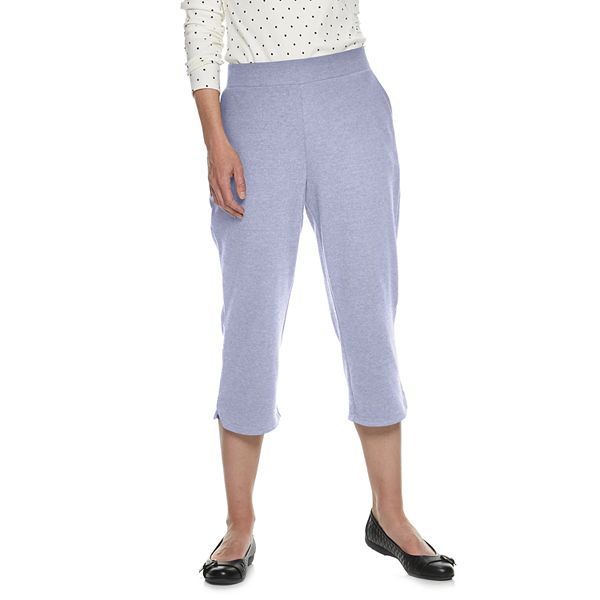 Women's Croft & Barrow® Easy PullOn Knit Capri Pants