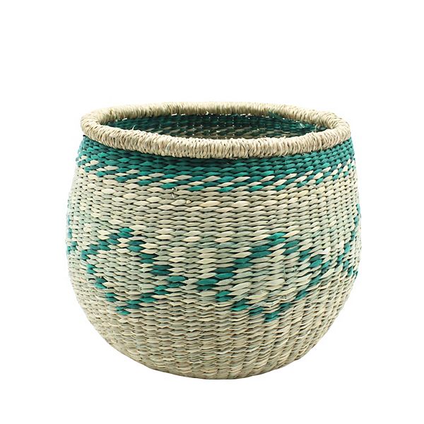 Sonoma Goods For Life® Round Woven Basket Table Decor