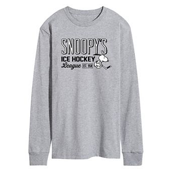 Men's Peanuts Snoopy Hockey Tee