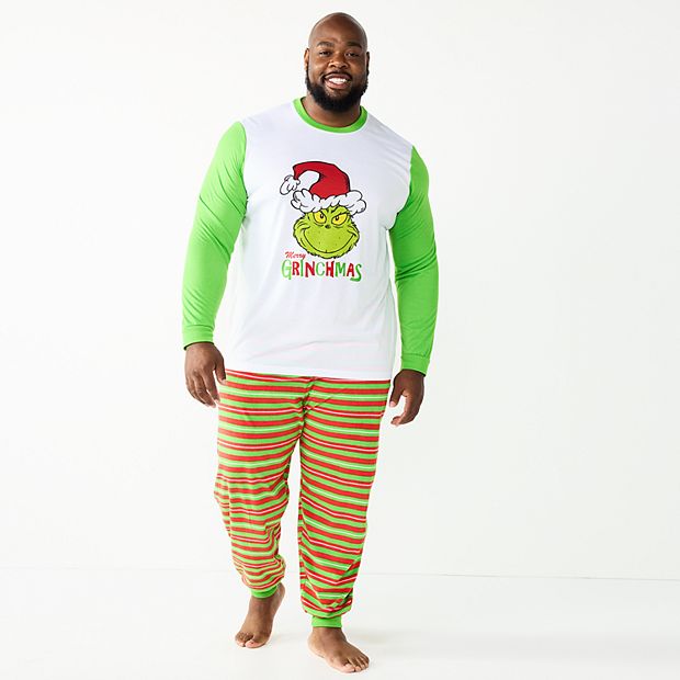 Big & Tall Jammies For Your Families® How The Grinch Stole Christmas Pajama  Set