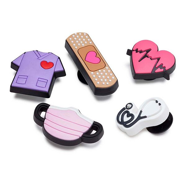 Crocs Health Heart 5Pack Jibbitz Set