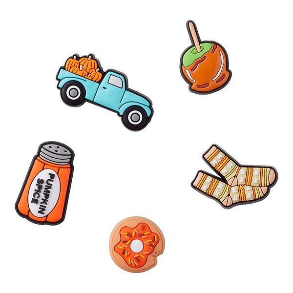 Crocs Pumpkin Spice 5Pack Jibbitz Set