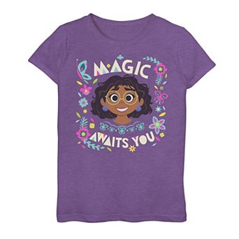 Disney's Encanto Girls 7-16 Magic Awaits You Portrait Graphic Tee