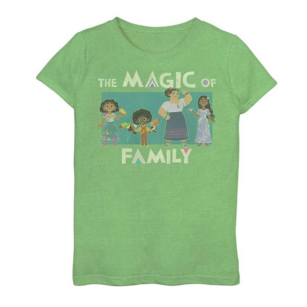 Disney's Encanto Girls 7-16 The Magic Of Family Group Portrait Graphic Tee