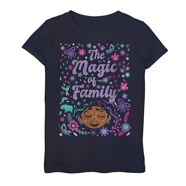 Disney's Encanto Girls 7-16 The Magic Of Family Collage Poster Graphic Tee