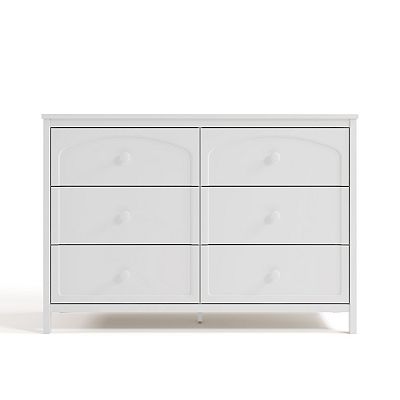 Graco Olivia 6 Drawer Double Dresser - White