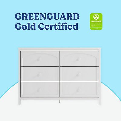 Graco Olivia 6 Drawer Double Dresser - White