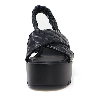 Yoki Bumble Women's Wedge Sandals