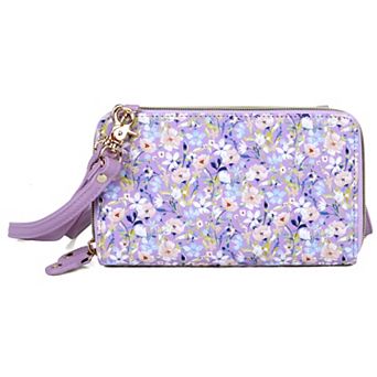 Julia Buxton Core Pebble RFID-Blocking Ultimate Organizer Crossbody Wallet