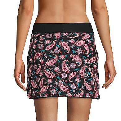 Women's Lands' End Comfort Waist UPF 50 Swim Skirt