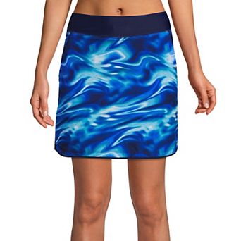 Women's Lands' End Comfort Waist UPF 50 Swim Skirt