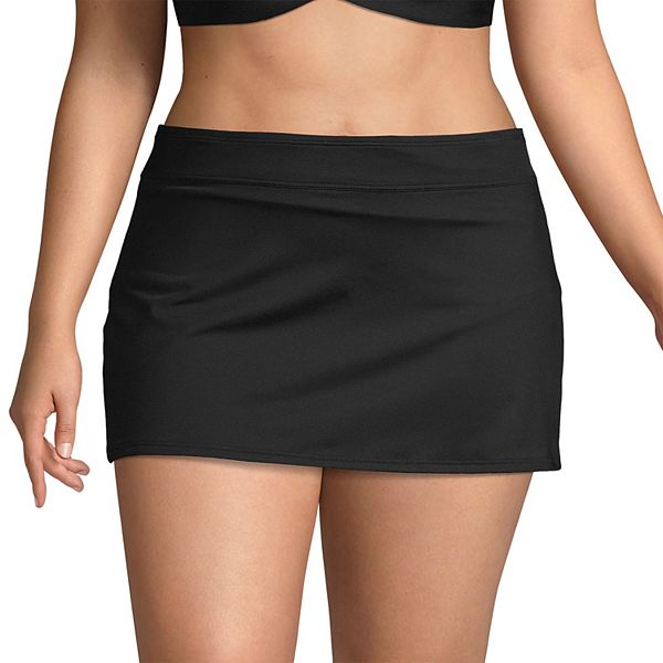 Plus Size Lands' End UPF 50 Mini Swim Skirt