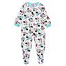 Disney's Minnie Mouse Toddler Girl "Happy Minnie" Footed Pajamas