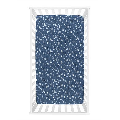 Trend Lab Mountains Flannel Fitted Crib Sheet