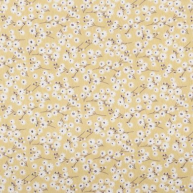 Trend Lab Golden Daisy Flannel Fitted Crib Sheet