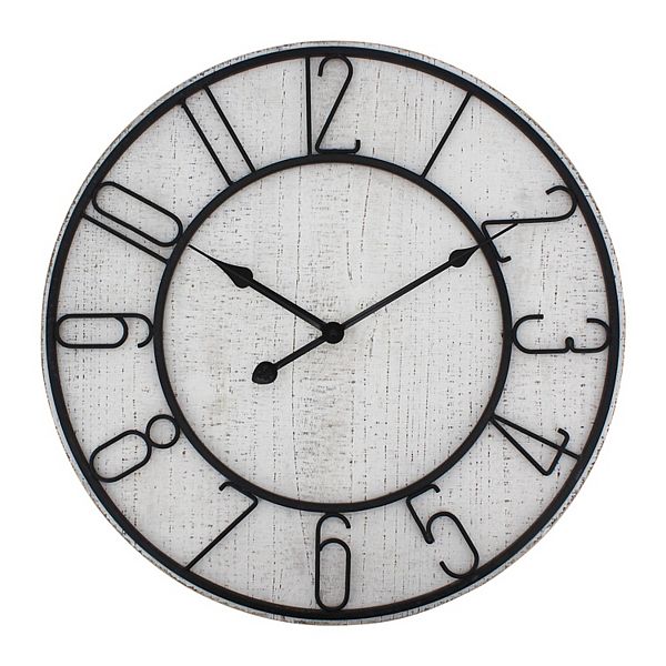 Sonoma Goods For Life® Whitewash Wall Clock
