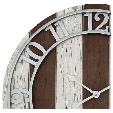 Sonoma Goods For Life Two Tone Wall Clock