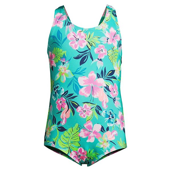 Girls 7-16 Lands' End One-Piece Swimsuit in Slim