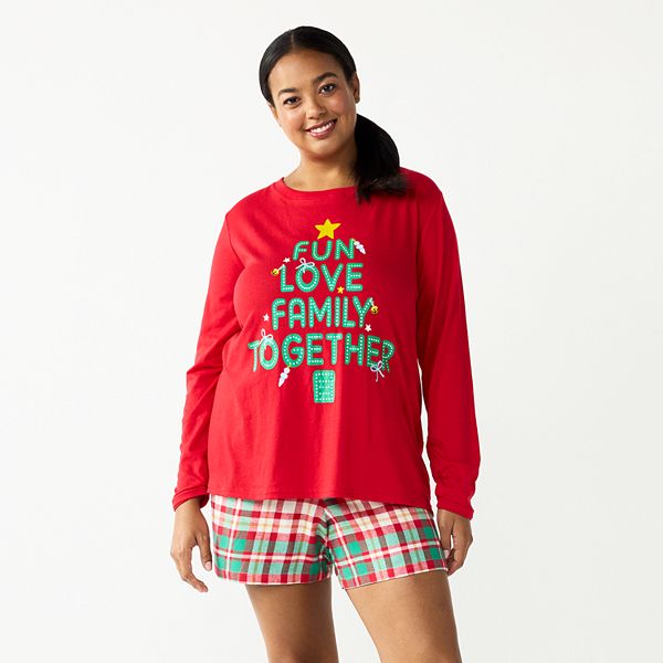 Plus Size Jammies For Your Families Joyful Celebration Family Together 