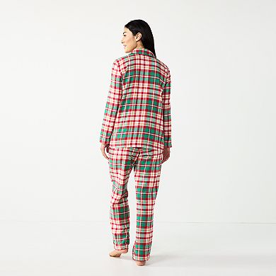 Women's Jammies For Your Families® Joyful Celebration Flannel Pajama Set In Regular & Tall