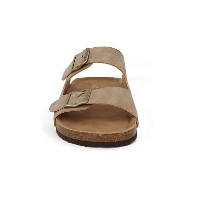 Yoki Gian 91 Women's Double Buckle Slide Sandals