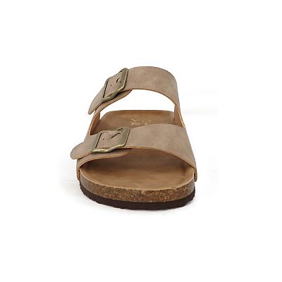 Yoki Gian 91 Women's Double Buckle Slide Sandals