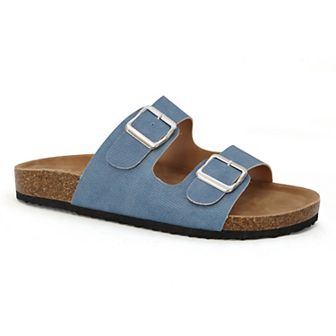 Yoki Gian 91 Women's Double Buckle Slide Sandals