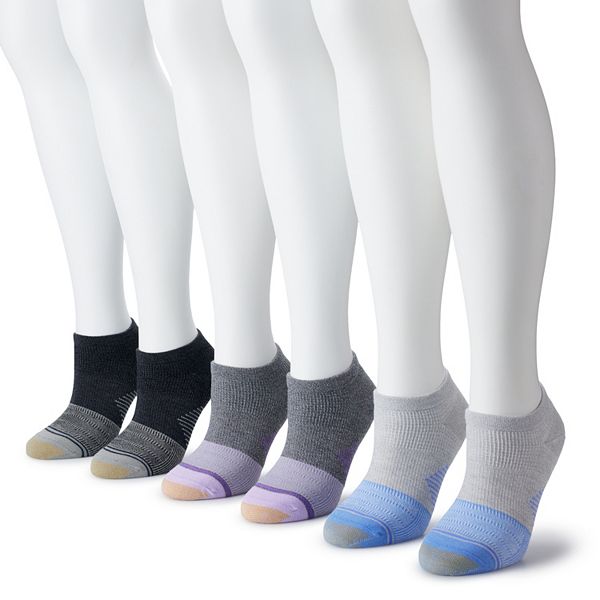 Women's GOLDTOE® 6-Pack Featherweight Eco-Cooling No-Show Socks