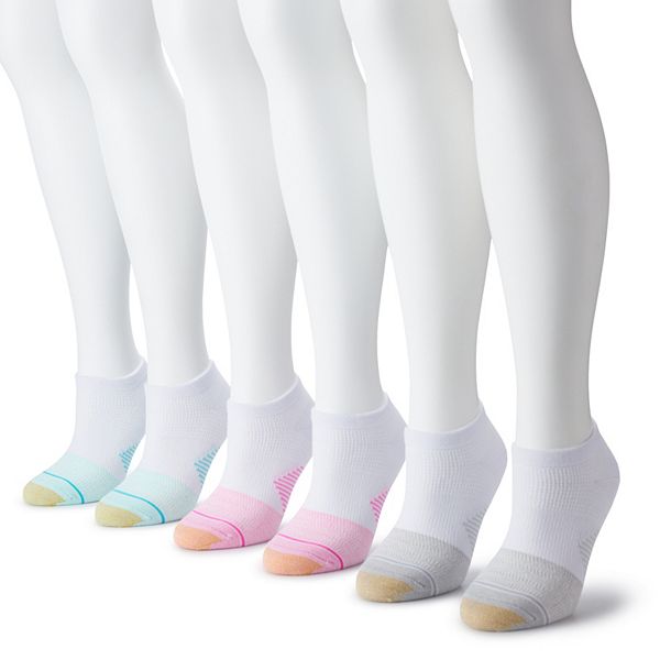 Women's GOLDTOE® 6Pack Featherweight EcoCooling NoShow Socks