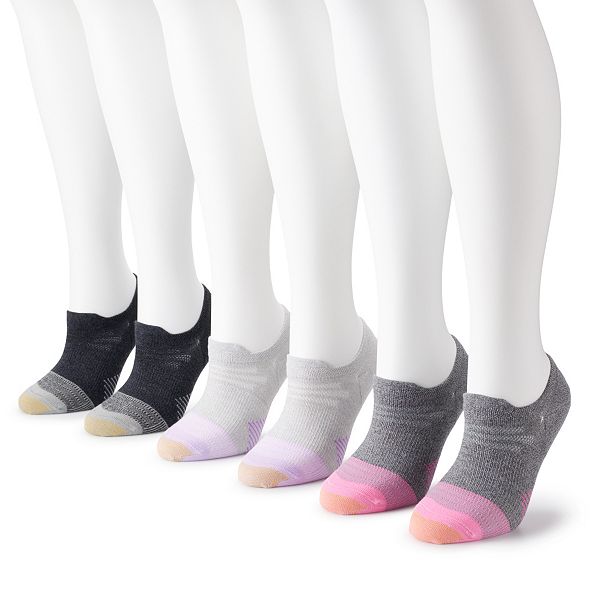 Women's GOLDTOE® 6Pack Featherweight EcoCooling NoShow Socks