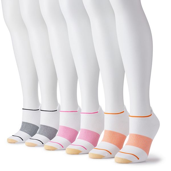 Women's GOLDTOE® 6Pack Featherweight EcoCooling NoShow Socks
