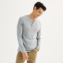 kohls mens long sleeve henley