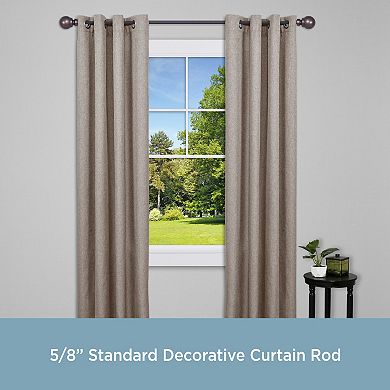 Kenney® Mae 5/8” Standard Decorative Window Curtain Rod