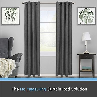 Kenney® Fast Fit™ Vance 5/8" No Measure Curtain Rod
