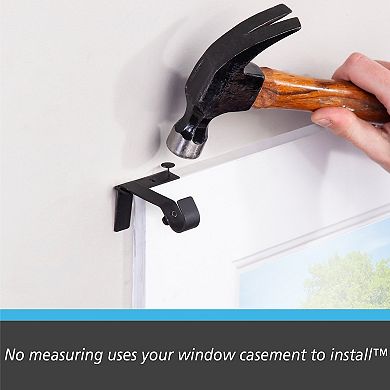 Kenney® Fast Fit™ Carlin 5/8" No Measure Curtain Rod