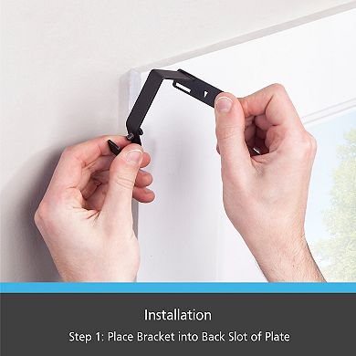 Kenney® Fast Fit™ Carlin 5/8" No Measure Curtain Rod