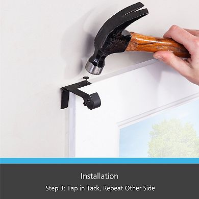 Kenney® Fast Fit™ Carlin 5/8" No Measure Curtain Rod