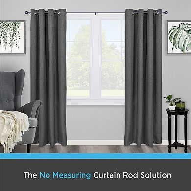 Kenney® Fast Fit™ Carlin 5/8" No Measure Curtain Rod
