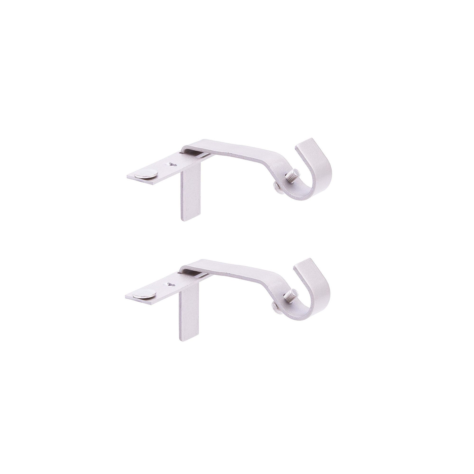 Kenney® Fast Fit™ 5/8 No Measure Curtain Rod Brackets 2-pack Set, Bru