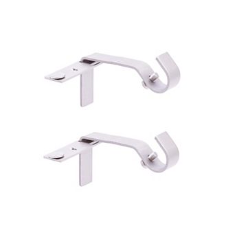 Kenney® Fast Fit™ 5/8" No Measure Curtain Rod Brackets 2-pack Set