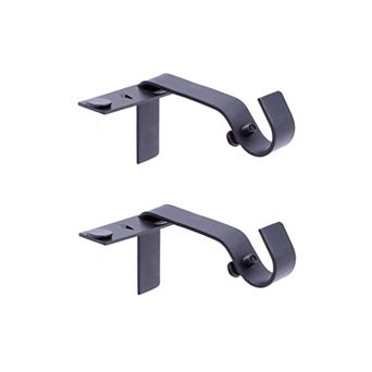 Kenney® Fast Fit™ 5/8" No Measure Curtain Rod Brackets 2-pack Set