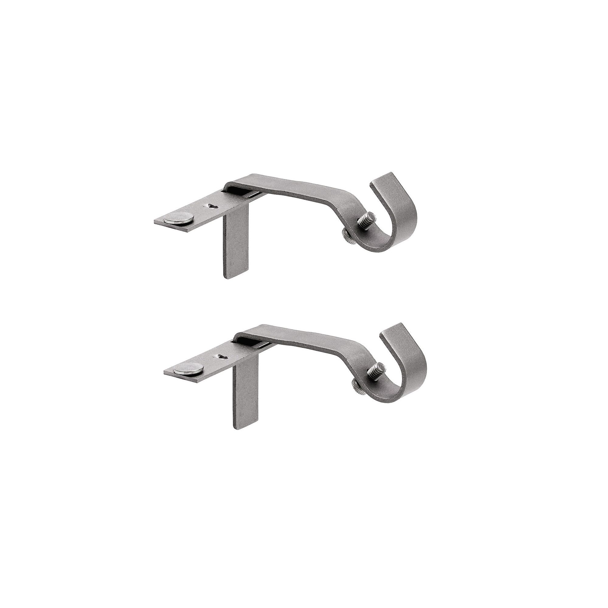 Kenney® Fast Fit™ 5/8 No Measure Curtain Rod Brackets 2-pack Set, Pol